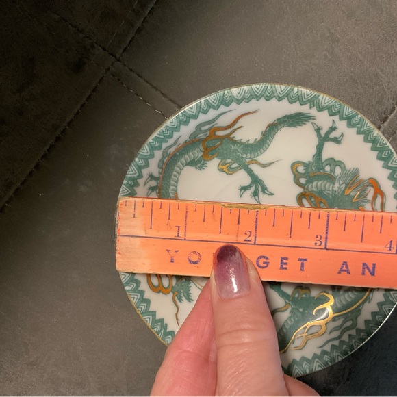 Miniature Oriental Tea Cup and Saucer - Picture 6 of 9